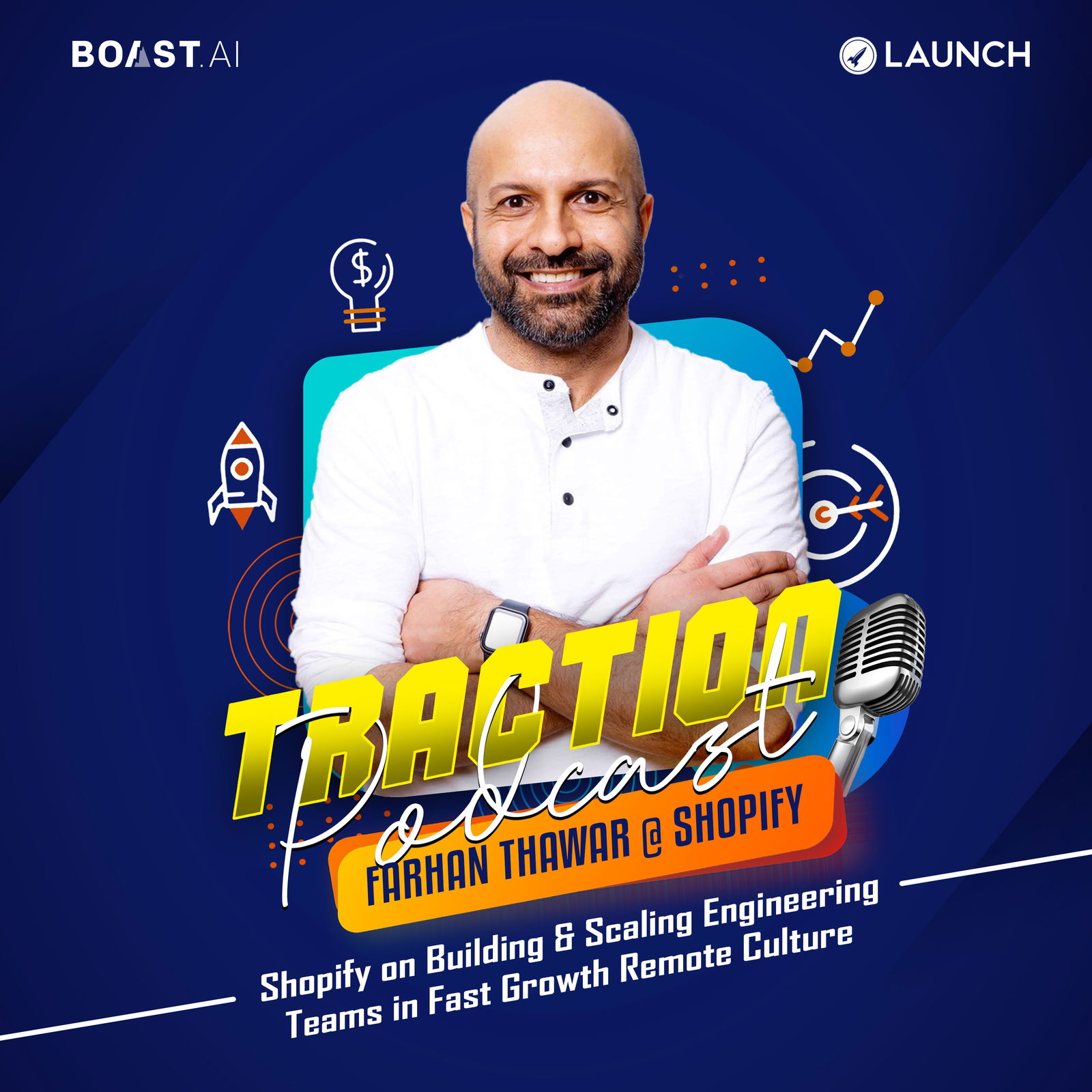 Shopify on Building & Scaling Engineering Teams in Fast Growth Remote Culture with Farhan Thawar, Shopify - podcast episode cover