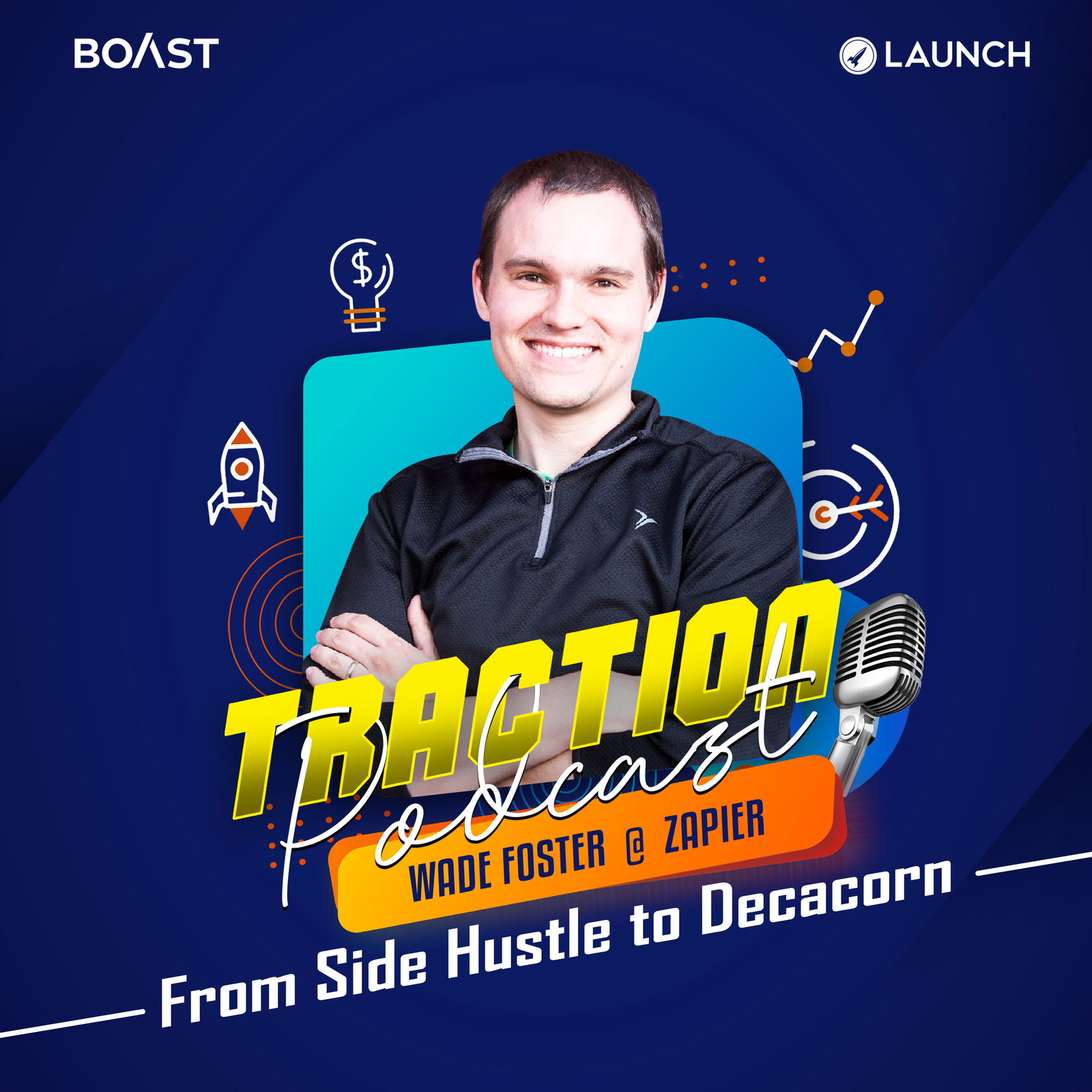 From Side Hustle to Decacorn with Wade Foster, Zapier - podcast episode cover