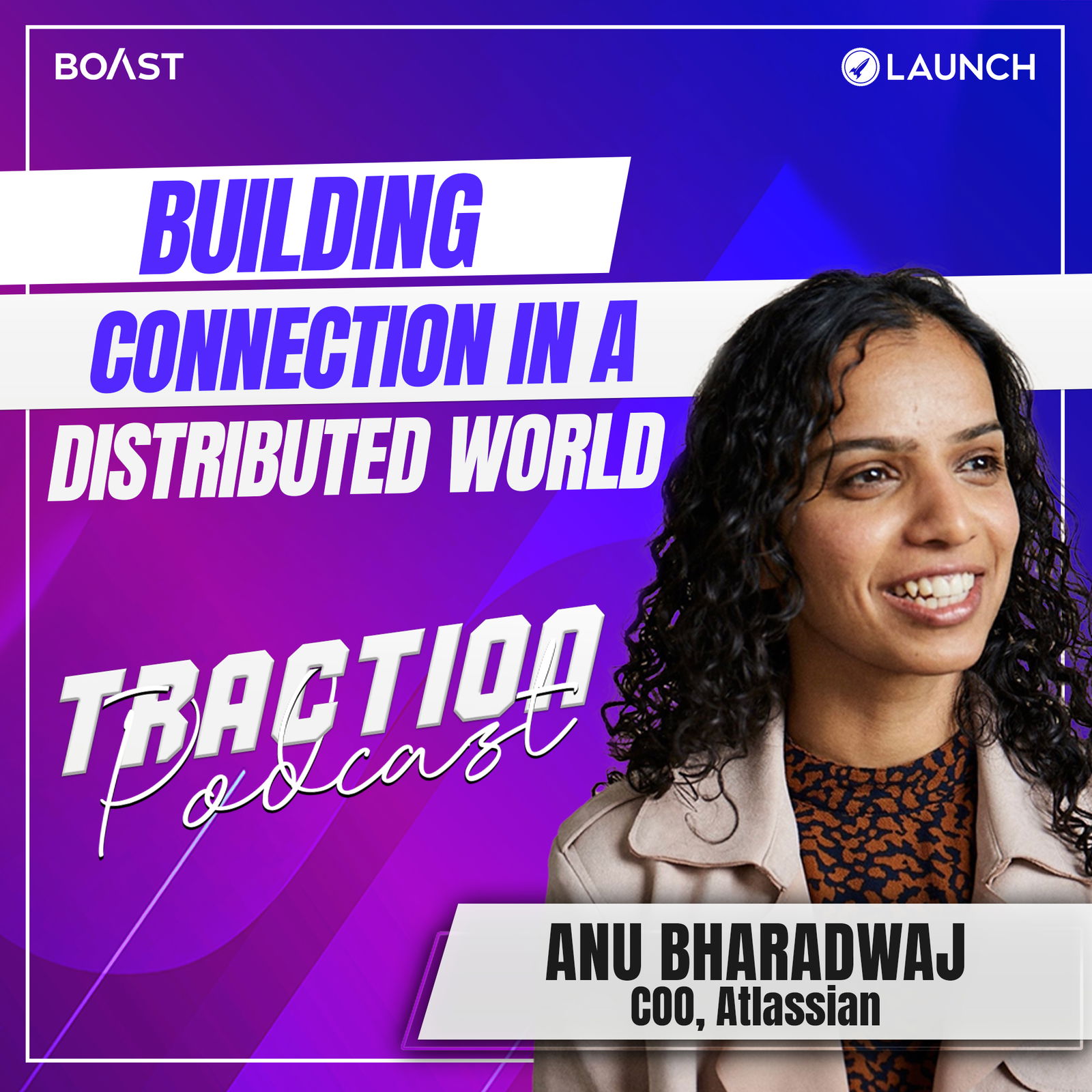 Building Connection in a Distributed World with Anu Bharadwaj, Atlassian - podcast episode cover