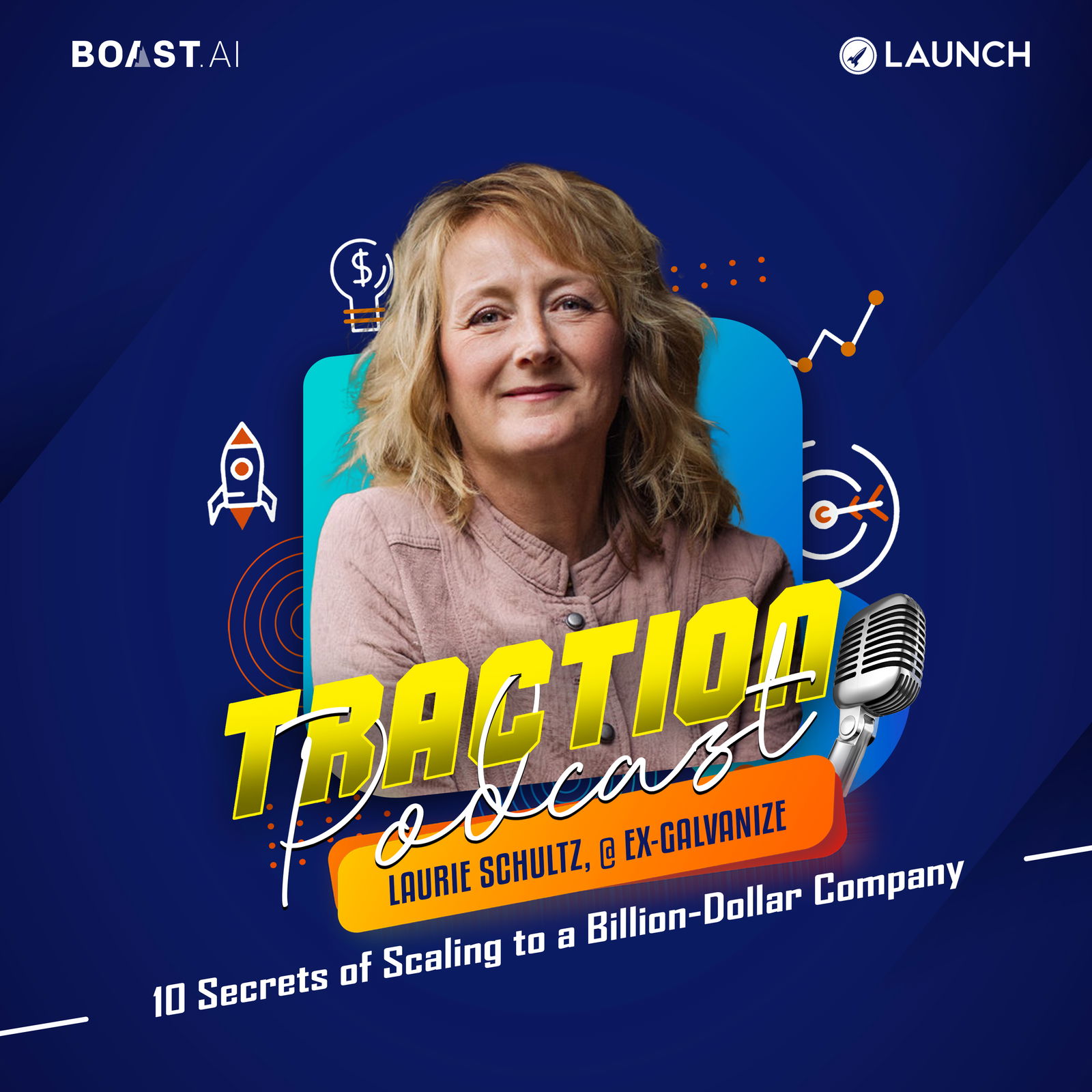 10 Secrets of Scaling to a Billion-Dollar Company with Laurie Schultz, Galvanize - podcast episode cover