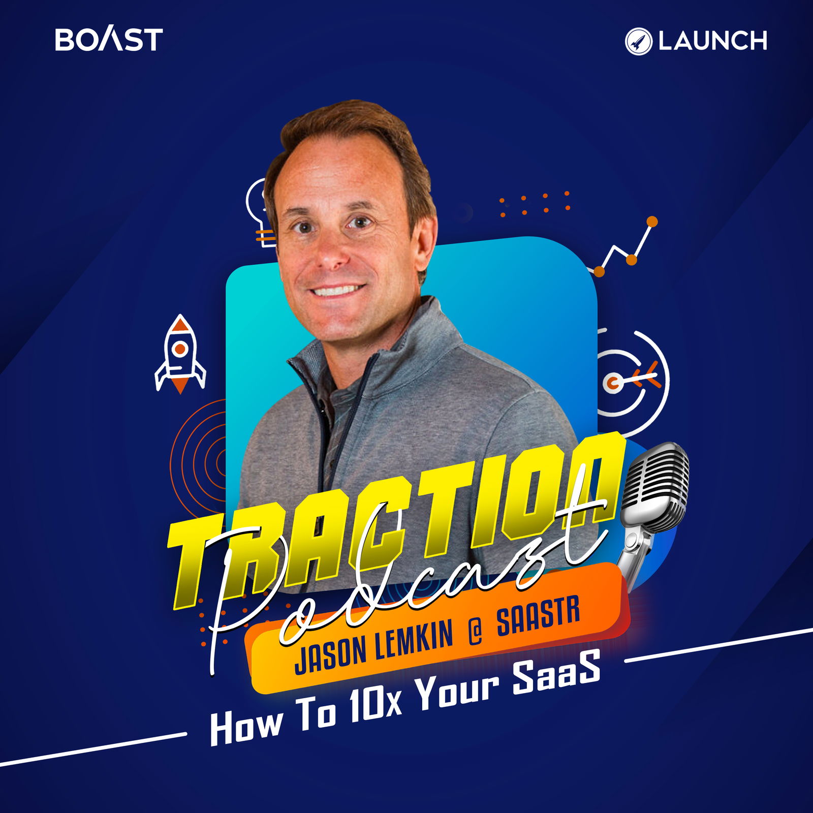 How to 10x Your SaaS with Jason Lemkin, SaaStr - podcast episode cover